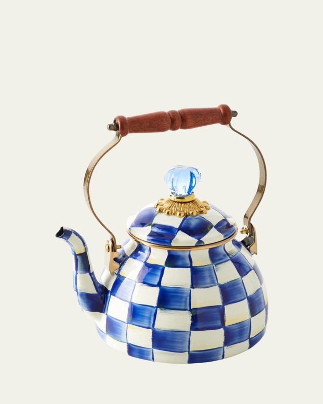 Royal Check 2-Qt. Tea Kettle